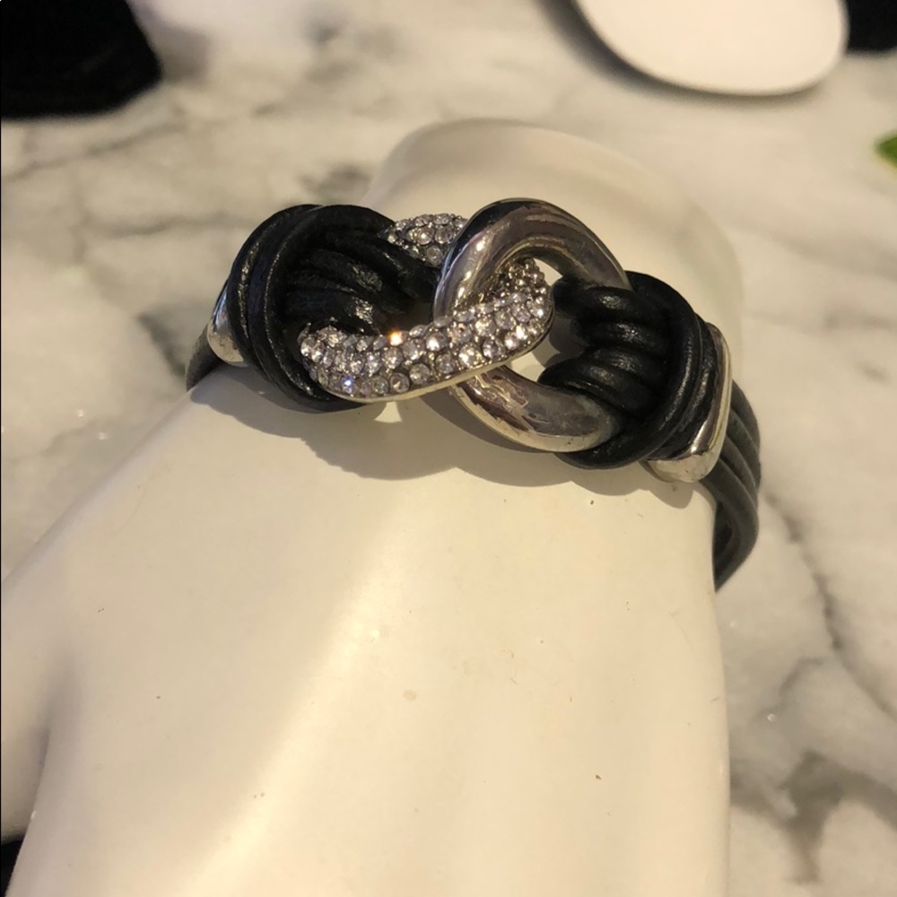 Leather & Links Bracelet,NWT
